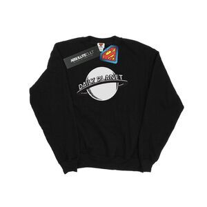 DC Comics Mens Superman Daily Planet Sweatshirt / Black